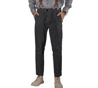 Re&x Pantaloni Uomo Slim Stretch Chino Pantalonialoni Casuale (46, Black)