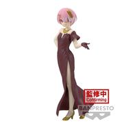 Banpresto Ram Glitter & Glamours Starting Life In Another World Re:zero Figure 23 Cm Rosa