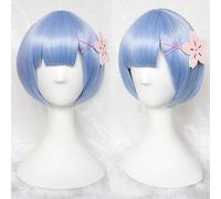 Re Zero kara Hajimeru Isekai Seikatsu Rem Ram Parrucca Cosplay Corta Deco Deco