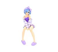 Re:zero Noodle Stopper Pvc Statua Rem Room Wear Purple Color Ver. 14 Cm Furyu