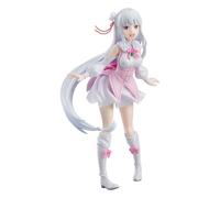 Good Smile Company Re: Zero Starting Life In Another World Pvc Statue Pop Up Parade Emilia: Memory Snow Version 17 Cm Bianco