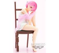 Banpresto Ram Re Zero Relax Time Starting Life In Another World Figure 18 Cm Rosa