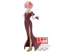 Banpresto Ram Glitter & Glamours Starting Life In Another World Re:zero Figure 23 Cm Rosa