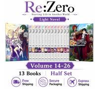 Re:Zero Starting Life in Another World Light Novel Nuovo Vol 1-26 Inglese