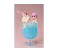 Re:zero Starting Life In Another World Pvc Statua 1/7 Ram Cream Soda Ver. 21 Cm