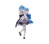 Re:zero Starting Life In Another World Pvc Statua 1/7 Rem & Childhood Rem 23 Cm Sega