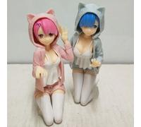 Re: Zero Starting Life in Another World Rem & Ram Noodle Stopper Pajama Figure