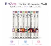 Re:Zero - Starting Life in Another World Romanzo Luce Vol. 1-26 Set Completo