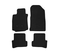 RE03-1 Set Tappetini Velluto Premium Opaco Nero per Renault Clio III 2005-2012 s