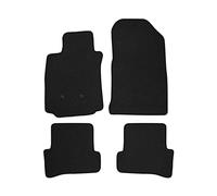 RE03-1 Set Tappetini Velluto Premium Pelle Rossa per Renault Clio III 2005-2012