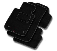 RE26-2 Set Tappetini Velluto STREAK Grigio per Smart Forfour II 2014-2020 tappet
