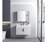 Rea Aa147 Astor 60Cm Set Di Mobili Da Bagno Con Lavabo White, Completo Ed Elegante - 47X50X61Cm