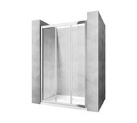 Rea Alex porta doccia 80 cm scorrevole cromo lucida/vetro trasparente REA-K0287