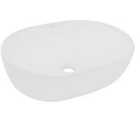 Rea Amelia lavabo 48x34.5 cm ovale da appoggio bianco REA-U0416