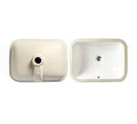 Rea Anabel lavabo 46.5x35.5 cm rettangolare sottopiano bianco lucida REA-U0624