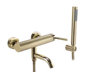 Rea Argon rubinetto per vasca e doccia a parete oro REA-B7805