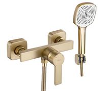 Rea Argus rubinetto per doccia a parete oro REA-B6413