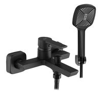 Rea Argus rubinetto per vasca e doccia a parete nero REA-B6407