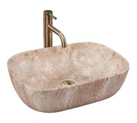 Rea Belinda lavabo 46.5x33.5 cm rettangolare da appoggio REA-U3323
