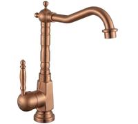 Rea - Rubinetto Da Lavabo Rame Spazzolato Bona, Alto, 1,6X2,5X28,5cm 1,6x2,5x28,5cm