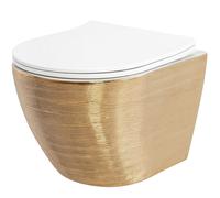 Rea Carlo set vaso wc con copriwater sospeso senza brida REA-C6942