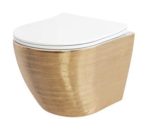 Rea Carlo set vaso wc con copriwater sospeso senza brida REA-C6942