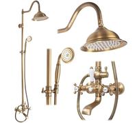 Rea Colonna doccia BERGAMO antique bronze Sistema Doccia in Ottone per Bagno (Antique bronze)