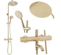 Rea Lungo set doccia da incasso oro REA-P4110