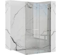 Rea Cortis parete doccia walk-in 100 cm cromo lucida/vetro trasparente REA-K7210