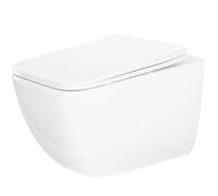 Rea Dexter vaso wc sospeso con scarico a vortice bianco lucida REA-C1278