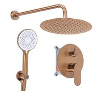Rea Drop set doccia da incasso con soffione rame REA-P9660