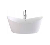 Rea Ferrano vasca da bagno freestanding 160x72 cm ovale bianco REA-W0150