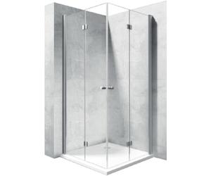 Rea Fold porta doccia 110 cm pieghevole cromo lucida/vetro trasparente REA-K7438