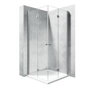 Rea Fold porta doccia 70 cm pieghevole cromo lucida/vetro trasparente REA-K7444