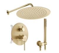 Rea Foss set doccia da incasso con soffione oro REA-P5647