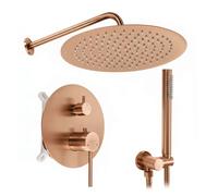 Rea Foss set doccia da incasso con soffione rame REA-P5649