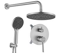 Rea Foster set doccia da incasso con soffione acciaio REA-P6440