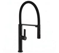 Rea Lago rubinetto da cucina verticale nero REA-B9333
