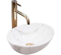 Rea Sofia lavabo 34x27 cm ovale da appoggio REA-U8014