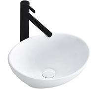 Rea Lavabo da Appoggio Sofia Mini White Lavabo Bagno 340 x 270 x 130 mm Ceramica (Bianco)