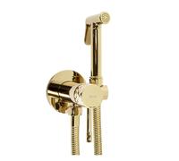 Rea Loop rubinetto per bidet con set doccia a parete oro REA-B8997