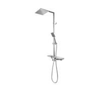 Rea Lucas set per vasca e doccia a parete con soffione cromo-bianco REA-P0221