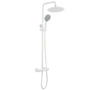 Rea Lungo set doccia a parete con termostato con soffione bianco REA-P6731