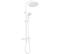 Rea Lungo set per vasca e doccia a parete con termostato con soffione bianco REA-P6608