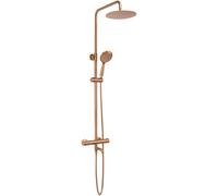 Rea Lungo set per vasca e doccia a parete con termostato con soffione rame REA-P8807