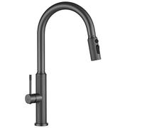 Rea Master rubinetto da cucina verticale grafite/grigio REA-B7206