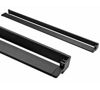 Rea MENSOLA DOCCIA EVO BLACK Supporto doccia in alluminio per bagno (nero)