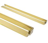 Rea MENSOLA DOCCIA EVO GOLD Cremagliera Doccia in Alluminio per Bagno (oro)