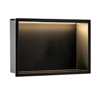 Rea mensola per nicchia 45 cm nero REA-08546