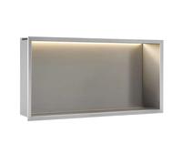 Rea mensola per nicchia 63 cm acciaio REA-08544